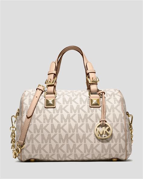 michael kors grayson satchel vanilla